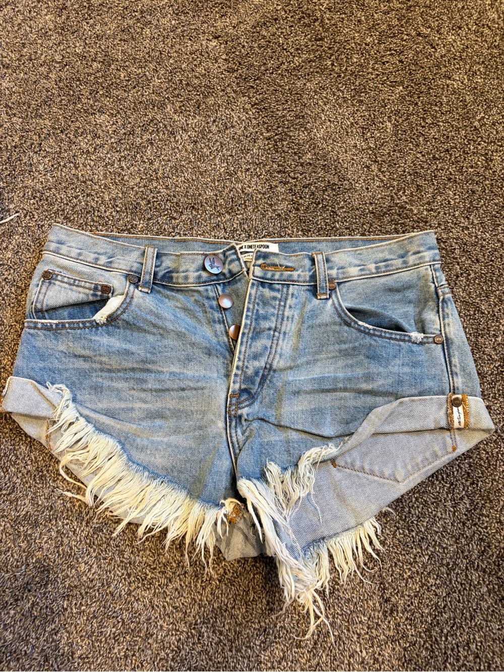 One Teaspoon Bandits Denim Shorts